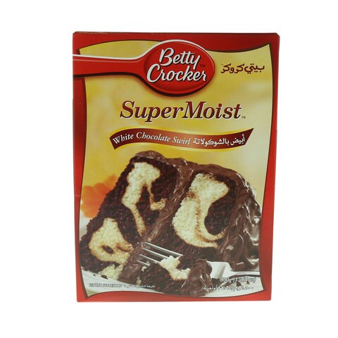 Buy Betty Crocker Super Moist White Chocolate Swirl 500g Online Shop Food Cupboard On Carrefour Uae