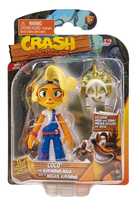 Punto limpiador jefe Buy Crash Bandicoot 4.5-Inch Action Figures-Coco With Kupuna Mask Online -  Shop Toys & Outdoor on Carrefour UAE
