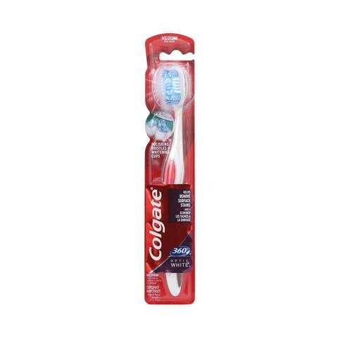 Colgate Toothbrush 360 Optic White Online | Carrefour Qatar