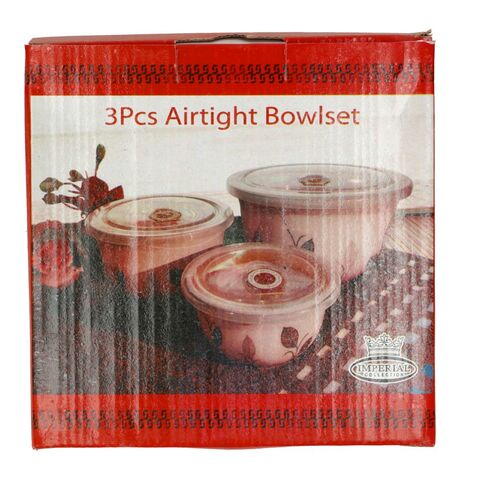 Airtight Bowl Set 3 pcs