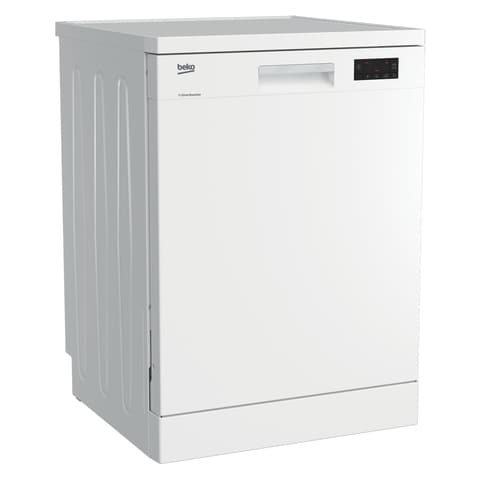 Beko Freestanding Dishwasher, 14 Place Setting, 6 Programmes, White, DFN16421W, 1 Year Manufacturer Warranty