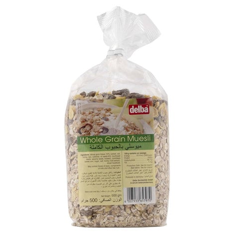 Delba Whole Grain Muesli 500g