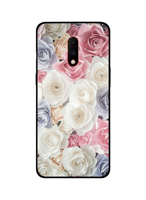 Theodor - Protective Case Cover For Oneplus 7 Multicolour Roses