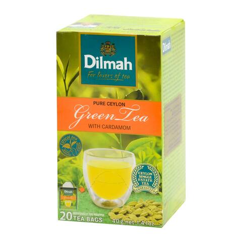 اشتري ديلما شاي أخضر بالهيل 2 جرام × 20 كيس في السعودية