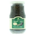 Buy Halwani Bros Mukharat Sliced Black Olives With Olive Oil 650 gr in Kuwait