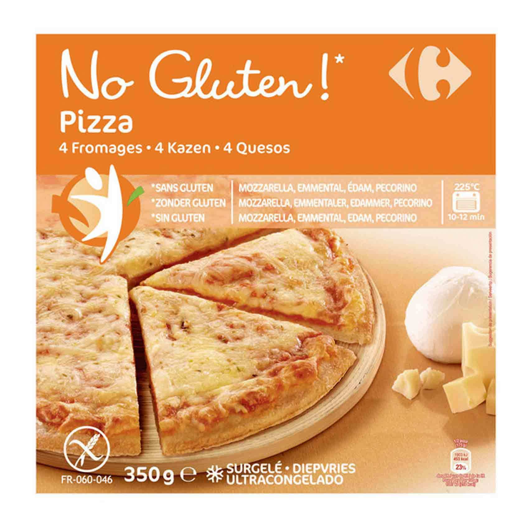 Buy Carrefour Pizza Gluten Free 4 Cheese 350 Gram Online Shop Frozen Food On Carrefour Jordan