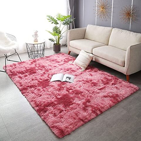 Andecor Soft Fluffy Bedroom Rugs, 4 x 6 Feet Indoor Shaggy Plush Area Rug  for Boys Girls Kids Baby College Dorm Living Room Home Decor Floor Carpet