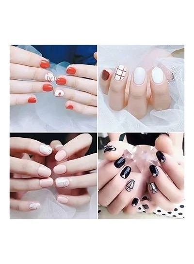5pcs/Set Double-Ended Nail Art Pens For Drawing Lines