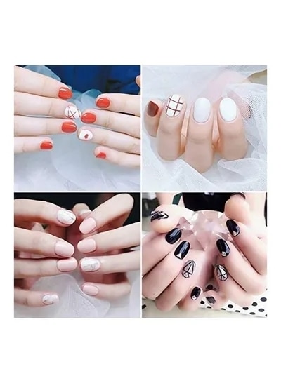 5PCS Nail Art Dotting Pen Dual-ended Drawing Painting Dotting