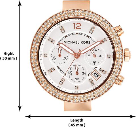 Buy Michael Kors Parker Women's Stainless Steel Analog Watch Online - Shop  Fashion, Accessories & Luggage on Carrefour Saudi Arabia