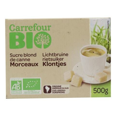Carrefour Bio Cane Sugar Cubes 500g