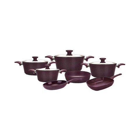 Top Chef Cookware Set - 11 Pieces - Brown