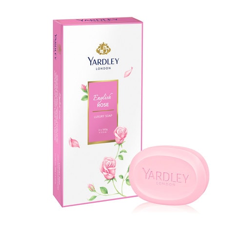 Yardley English Rose Luxury Soap Pink 100g Pack of 3