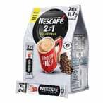 Buy Nescafe 2 In 1 Sugar Free Instant Coffee 11.7g x Pack Of 20 in Kuwait