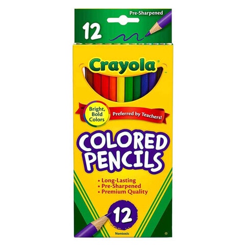 Crayola Long Coloured 12 Pencils