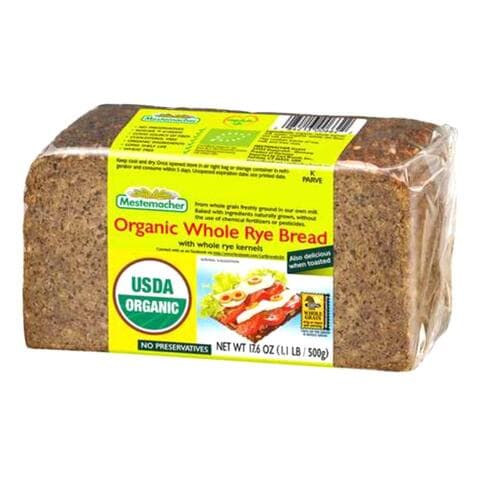 Buy Mestemacher Organic Rye Bread 500g in UAE