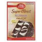 Buy Betty Crocker Supermoist White Chocolate Swirl Cake Mix 500g in Kuwait