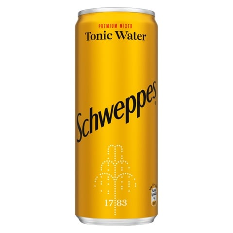 Schweppes Tonic Water Carbonated Drink Can 250ml