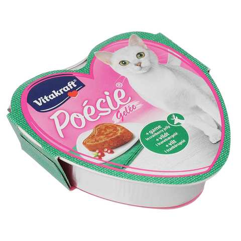 Vitakraft Cat Food Poesie Cranberry Jelly 85 Gram