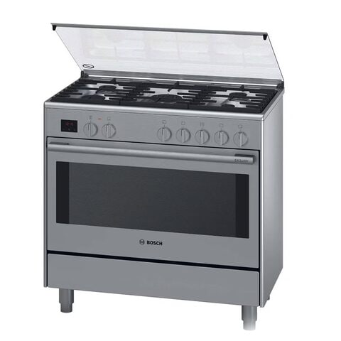 Bosch 90x60cm Top Gas and Electric Oven Cooker, HSB738357M
