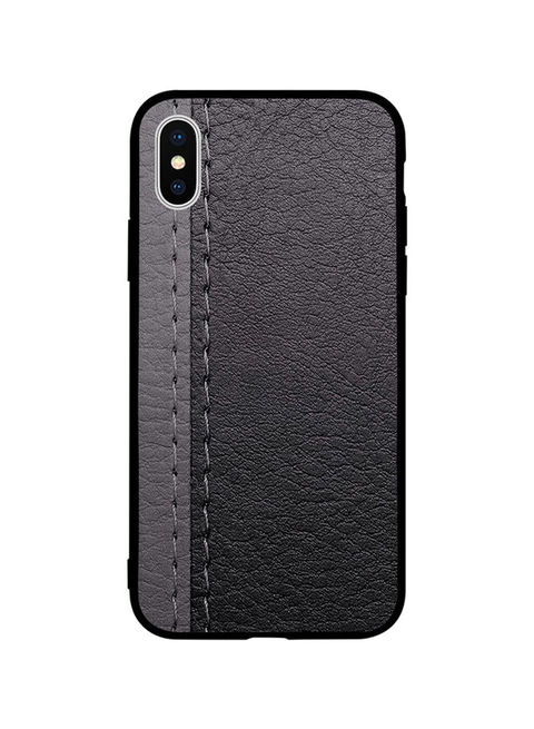 Theodor - Protective Case Cover For Apple iPhone XS Light &amp; Dark Leather
