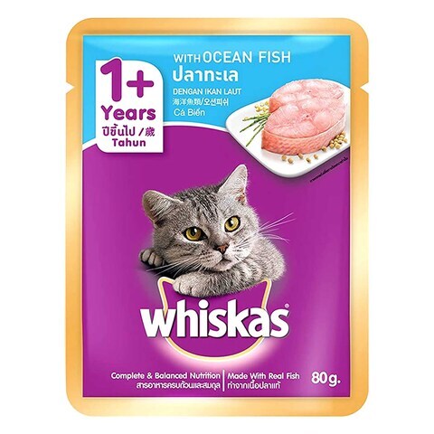 Whiskas Ocean Fish Cat Food 80g