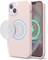 Elago Silicone for iPhone 14 Plus case cover Shockproof compatible with MagSafe - Lovely Pink