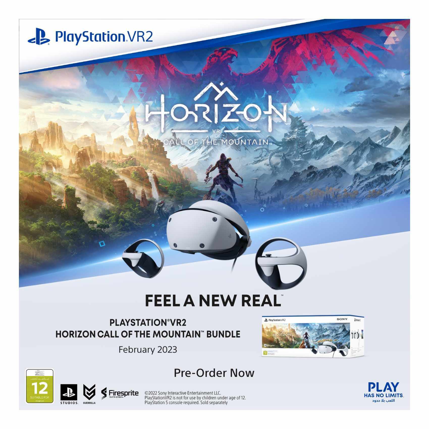 Sony PlayStation VR2 Horizon Call of the Mountain Bundle (PS VR2