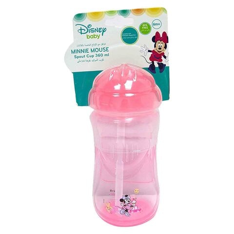 Disney Minnie Mouse Baby Straw Cup Pink 360ml