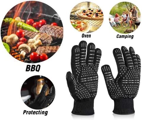 Bbq gloves outlet heat resistant