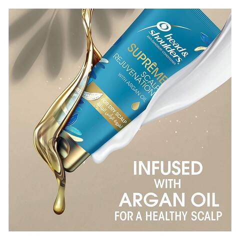 Head &amp; Shoulders Supreme Anti-Dandruff Scalp Rejuvenation With Argan Oil Shampoo 400ml + Conditioner 200ml