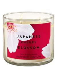 Bath &amp; Body Works - Japanese Cherry Blossom 3-Wick Candle Multicolour 14.5ounce
