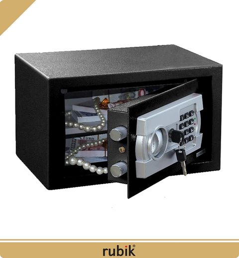 Digital Safe Box - Black (20x31x20cm)