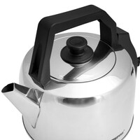 Geepas Gk9892 3L Stainless Steel Electric Kettle - Portable Detachable Power Cord Fast Boil Quiet For General Use, Stainless Steel Body | Auto Off &amp; Boil Dry Protection | Ideal For Tea, Coffee &amp; Water