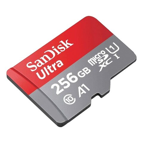 سانديسك ألترا بطاقة ذاكرة A1 بطاقة ذاكرة مايكروSDXC فئة 10 بسعة 256 غيغابايت متعدد الألوان