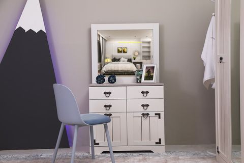 PAN Home Mesmerix Kids Dresser With Mirror