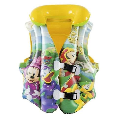 Bestway Mickey Printed Swimming Vest Multicolour 51x46cm