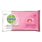 Buy Dettol Skincare Anti-Bacterial Skin 10 Wipes in UAE