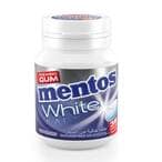 Buy Mentos White Sugar Free Chewing Gum Peppermint Flavour 54g in UAE