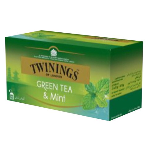 Twinings Green Teabags With Mint 2g Pack of 25 price in UAE | Carrefour ...