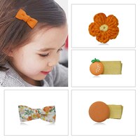 Aiwanto Hair Clips Orange Hair Pins Hair Styling Clips for Girl&#39;s