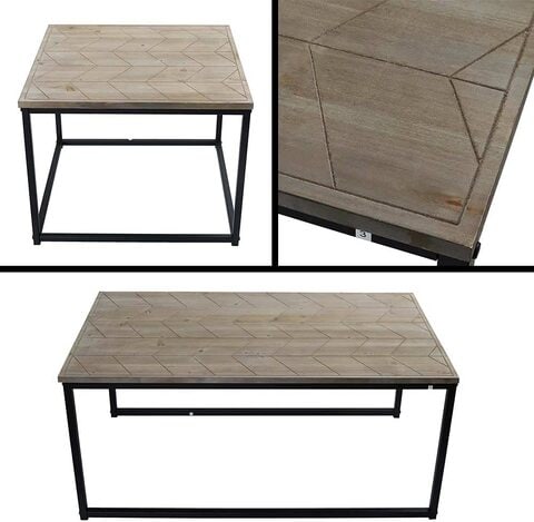 Side tables with on sale metal legs