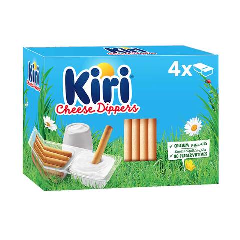 Kiri Dip &amp; Crunch Spreadable Cream Cheese and Breadsticks 4&#39;s&times;35g