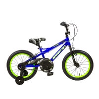 Spartan Chrome 16&quot; Flash Bicycle for Boys, bike with Training Wheels for age 9+ yr