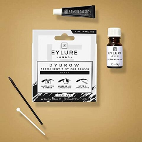 Buy Eylure Dybrow Eyebrow Dye Kit Black Online Shop Beauty