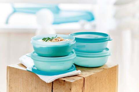 Tupperware Fridge Bowl 300ml, Set Of 4, Plastic