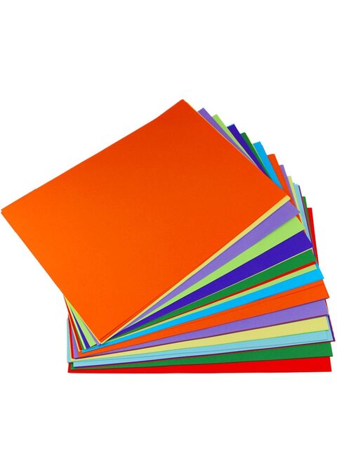 1 Pack Of 100 Sheets A4 Colored Printing Paper For Copying, Handcrafts,  Origami And Printing, Red