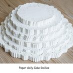 Buy Lavish [ 500 Piece ] Cake Placemat Bake Oil Absorbing Paper Mats Decoration Paper Doilies Random Size in UAE