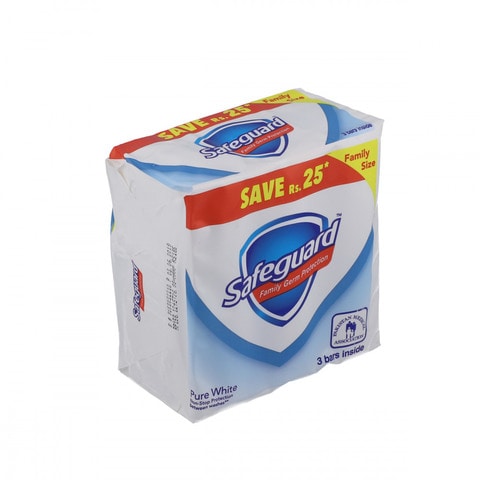 Safeguard Pure White Soap Bar (3 x 135g)