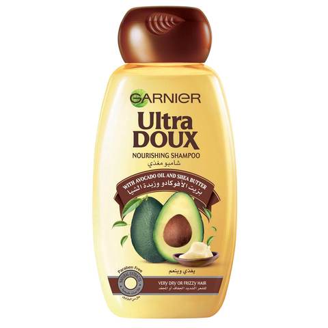 Garnier Ultra Doux Avocado Oil And Shea Butter Shampoo Clear 200ml